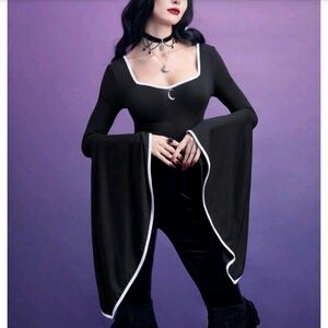 ROMWE Goth Moon Top